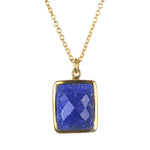 Sasha Pendant Necklace - (8 Gemstone Options)