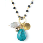 Capri Charm Necklace - (12 Stone Options)