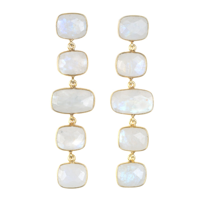Cyprus Earring - (6 Gemstone Options)
