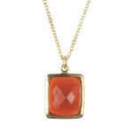 Sasha Pendant Necklace - (8 Gemstone Options)