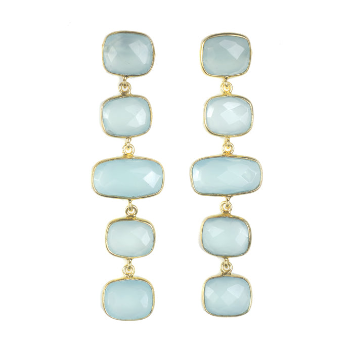 Cyprus Earring - (6 Gemstone Options)