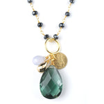 Capri Charm Necklace - (12 Stone Options)