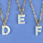 Initial Pearl Necklace - (26 Letter Options)
