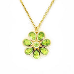 Diana Pendant Necklace - (13 Gemstone Options)