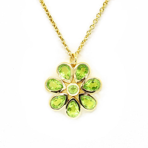 Diana Pendant Necklace - (13 Gemstone Options)
