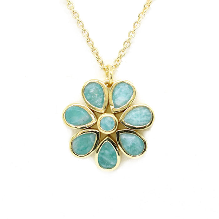 Diana Pendant Necklace - (13 Gemstone Options)