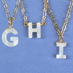 Initial Pearl Necklace - (26 Letter Options)