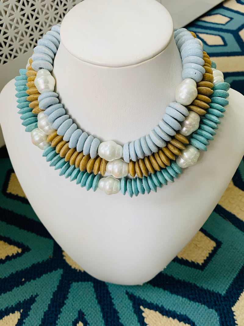 Sardinia Necklace - Many Custom Color Options
