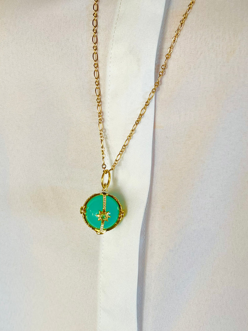Nevis Necklace - (4 Gemstone Options)