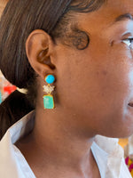 Alden Earring - 12 Gemstone Options