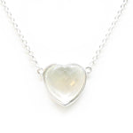 Heart Pendant Necklace (12 Birthstone Options)