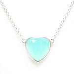 Heart Pendant Necklace (12 Birthstone Options)