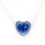 Heart Pendant Necklace (12 Birthstone Options)