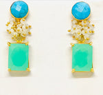 Alden Earring - 12 Gemstone Options