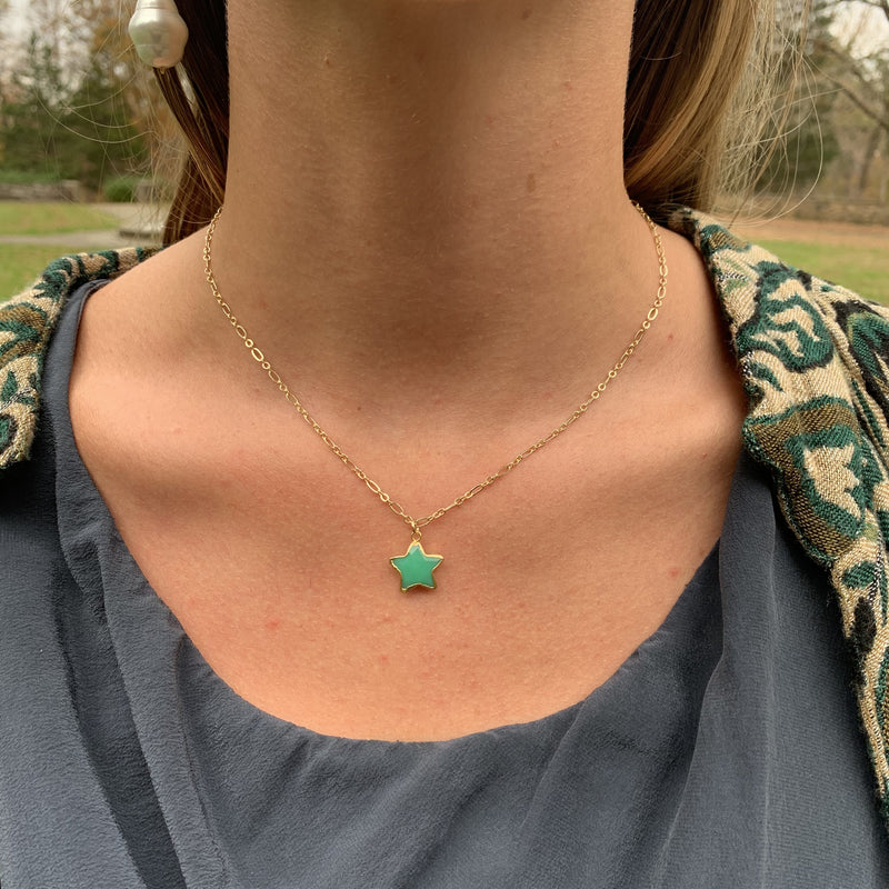 Ally Star Necklace - (11 Stone Options)