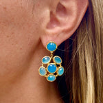 Amalfi Earring - (6 Gemstone Options)