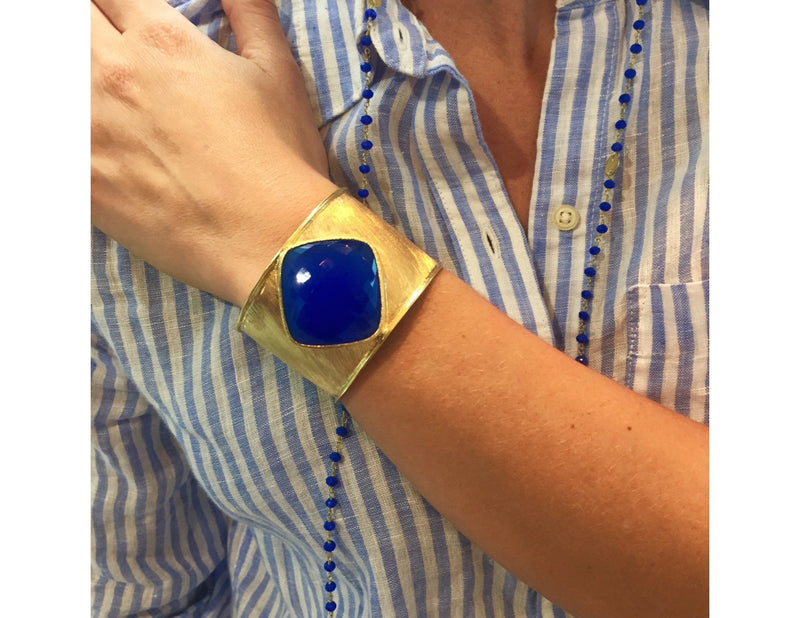 Venus Cuff Bracelet - (9 Gemstone Options)