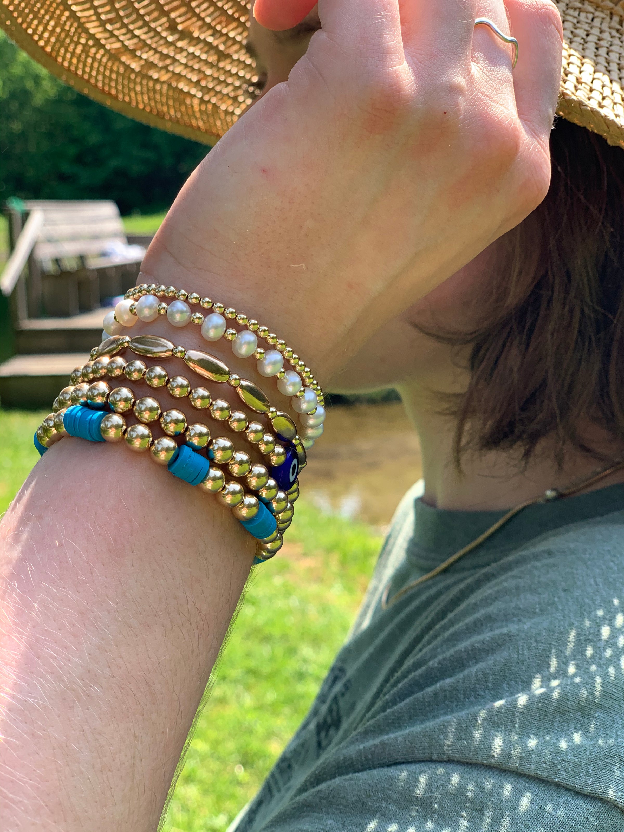 Gold Fill Stacking Bracelets - (13 Style Options)