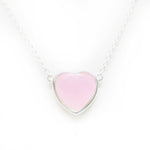Heart Pendant Necklace (12 Birthstone Options)