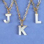 Initial Pearl Necklace - (26 Letter Options)