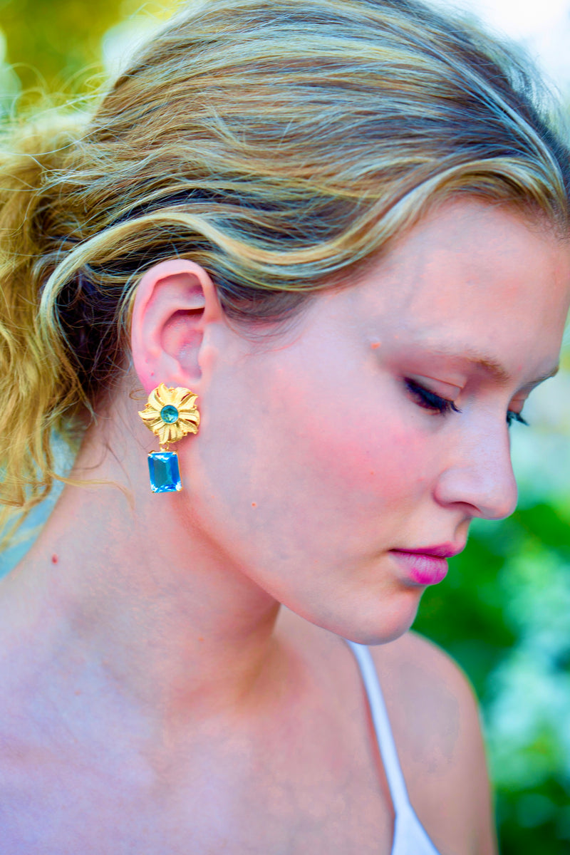 Ferris Earring - 2 Gemstone Options