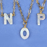Initial Pearl Necklace - (26 Letter Options)