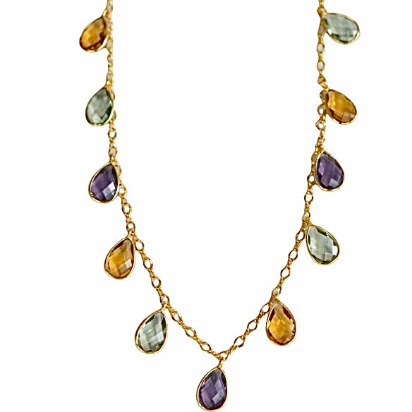 Bali Necklace - (8 Gemstone Options)