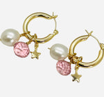 Boca Grande Hoop Earring - (5 Gemstone Options)
