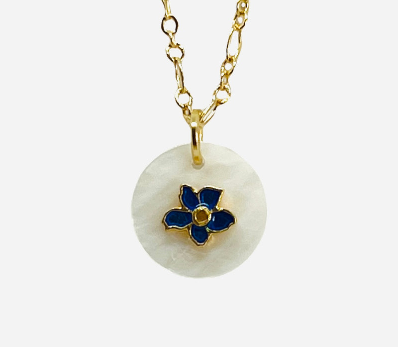 Daisy Pendant Necklace - (4 Color Options)