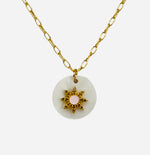 Sunburst Pendant Necklace - (3 Color Options)
