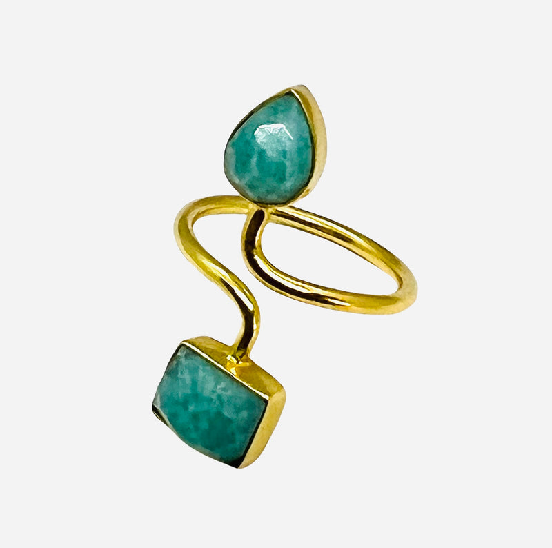 Carmine Ring - (3 Gemstone Options)