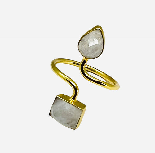 Carmine Ring - (3 Gemstone Options)