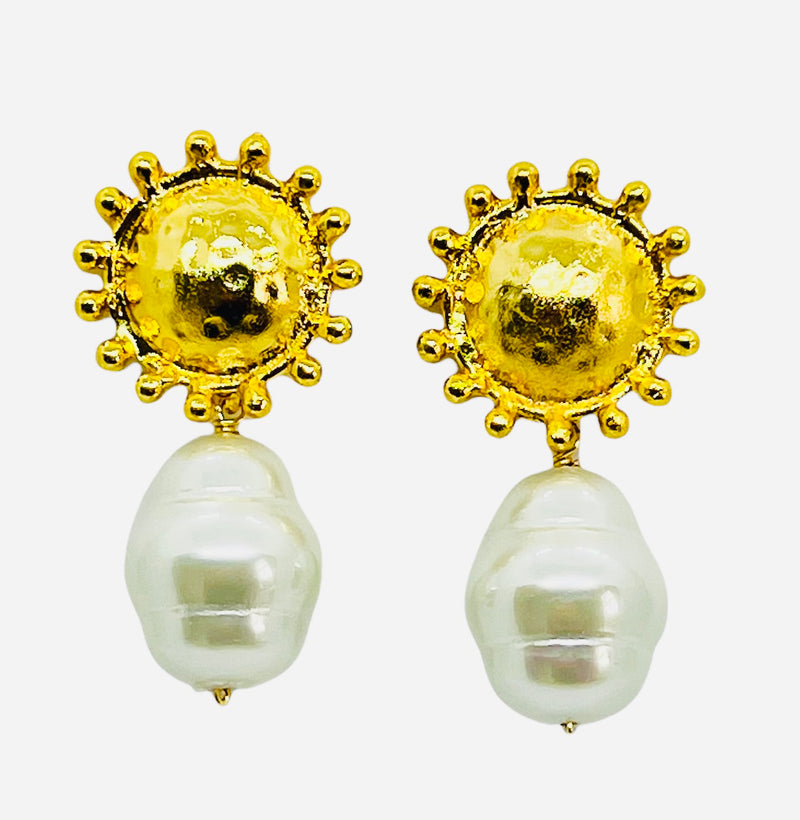 Sunrise Pearl Earring