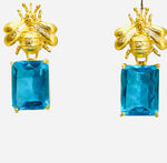 Bumble Bee Earring - 5 Gemtone Options