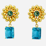Dahlia Earring - 4 Gemstone Options