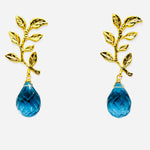 Ileana Earring - (4 Gemstone Options)