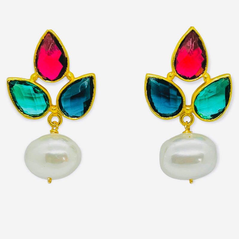 Maya Earring - (9 Gemstone Options)