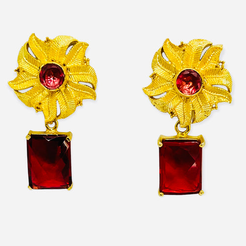 Ferris Earring - 2 Gemstone Options