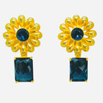 Dahlia Earring - 4 Gemstone Options