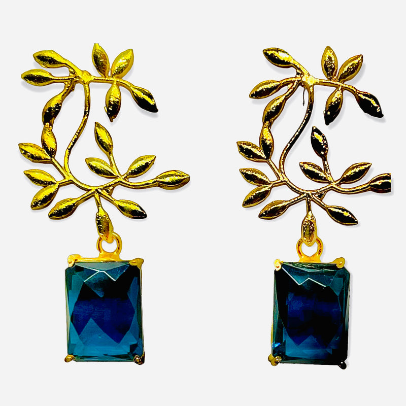 Clementine Gold Earring - (4 Stone Options)