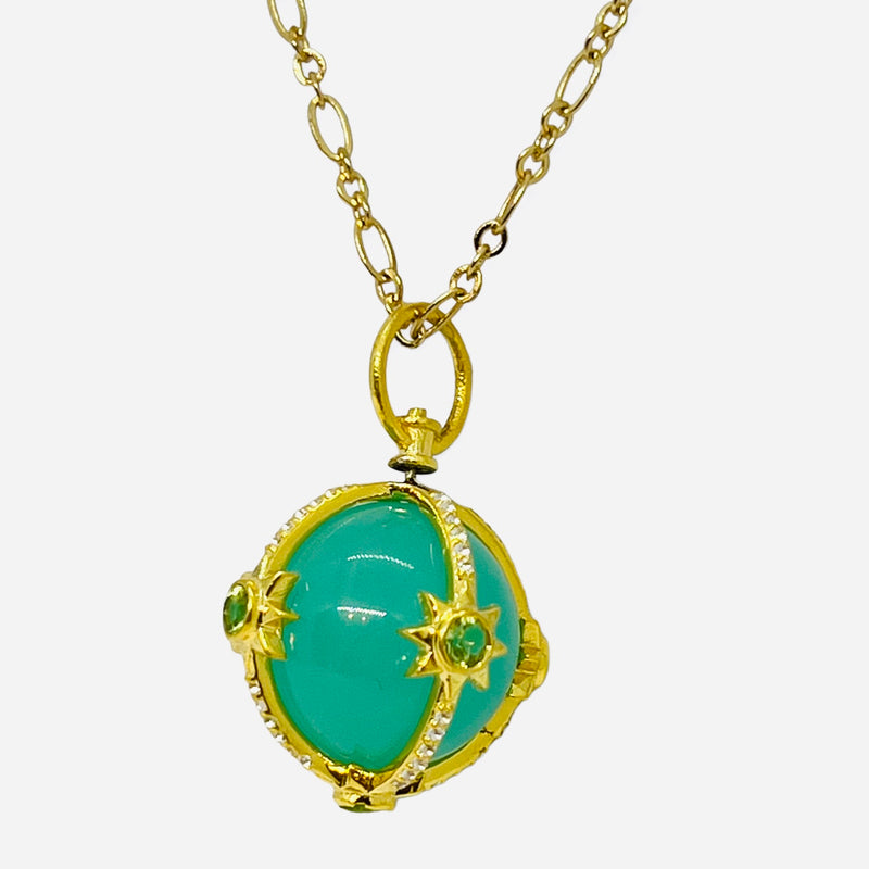 Nevis Necklace - (4 Gemstone Options)