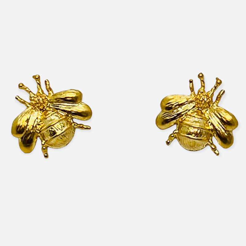 Bumble Bee Stud Earring