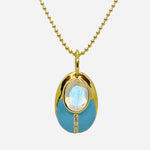 Scarab Necklace - (3 Color/Gemstone Options)