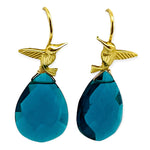 Hummingbird Earring - (4 Gemstone Earrings)