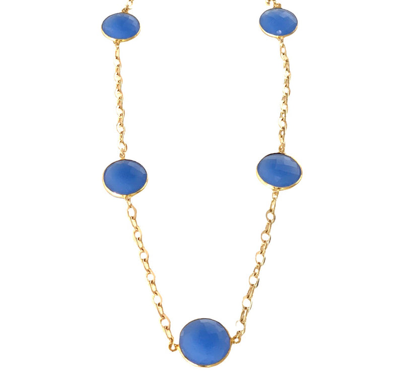 Margo Necklace - (6 Gemstone Options)