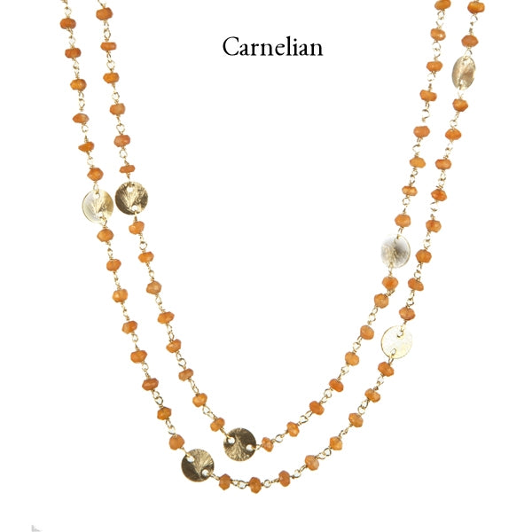 Alexandra Necklace - (11 Gemstone Options)
