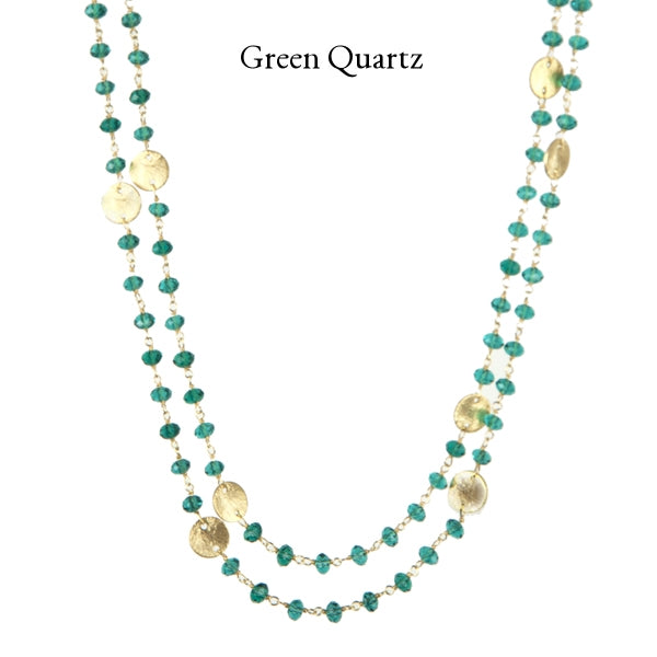 Alexandra Necklace - (11 Gemstone Options)