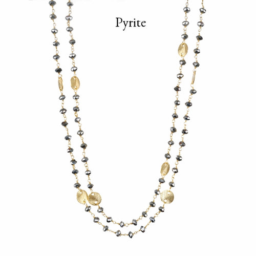 Alexandra Necklace - (11 Gemstone Options)