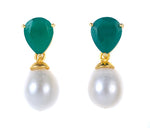 Sophia Pearl Earring - 4 Gemstone Options as Featured in Oprah Magazine