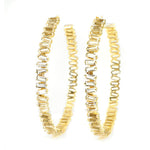 Thea Hoop Large Earring (4 Gemstone Options)
